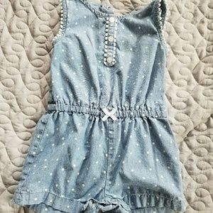 Toddler Jean Romper